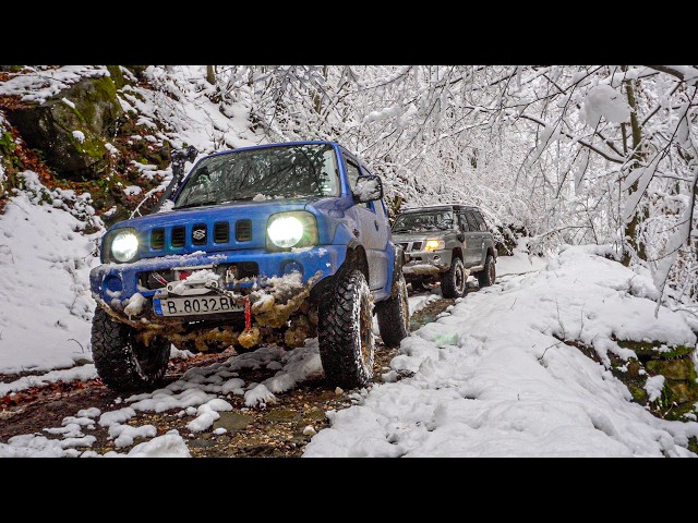 Into The Snow PART 2, 4x4 Off Road Adventure | Suzuki Jimny & Nissan Patrol