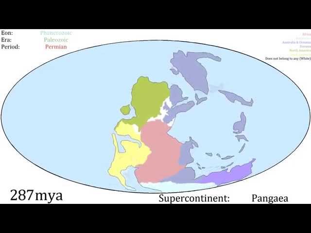 Continental Drift: 3.3 Billion Years