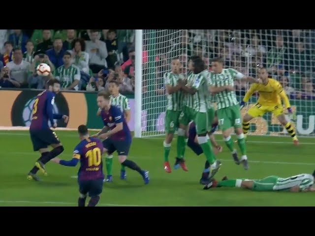 messi free kick 2018/2019