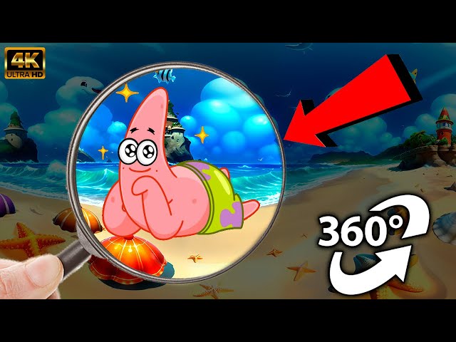 🌊 Searching for Patrick Star in 360° VR Adventure!