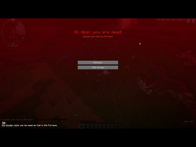 Minecraft - You Were Slain Mod [1.20.*] - OldSchool Runescape Example