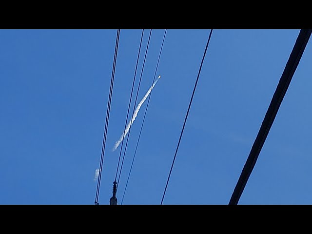 Another Rocket Launch Titusville View | SpaceX Starlink