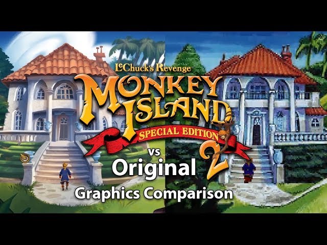 Monkey Island 2 Special Edition vs Original- Graphics Comparison