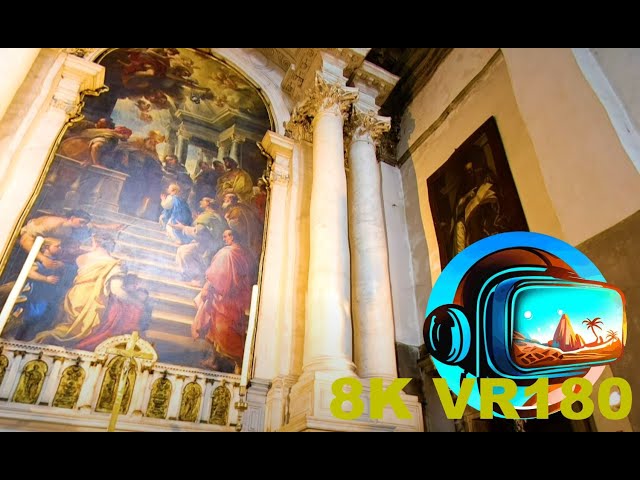 Santa Maria della Salute in Dorsoduro sestiere of the city of Venice Italy Pt1 8K 4K VR180 3D Travel