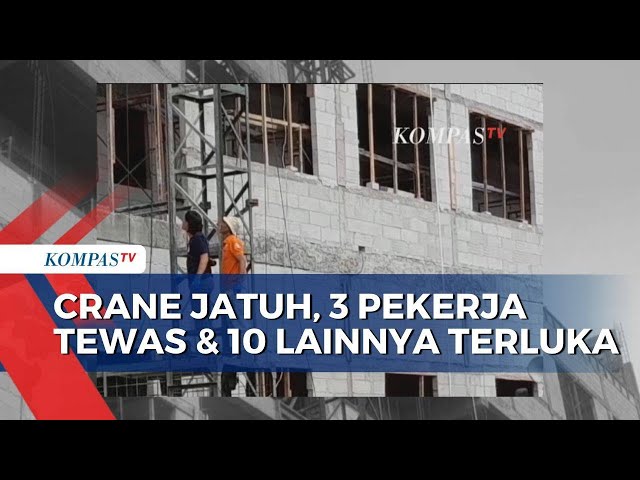 Insiden 'Crane' Jatuh di Blora, 3 Pekerja Tewas dan 10 Lainnya Luka-Luka