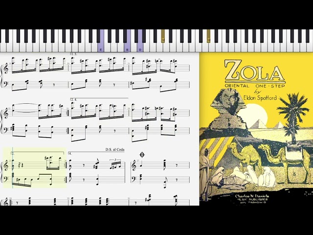 Zola by Eldon Spofford (1916, Ragtime piano)