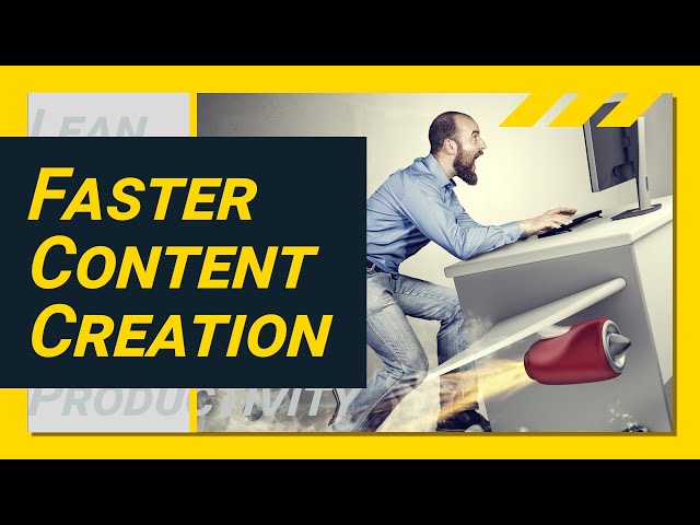 Tips and Tools to build a SUPER PRODUCTIVE Content Creation Workflow