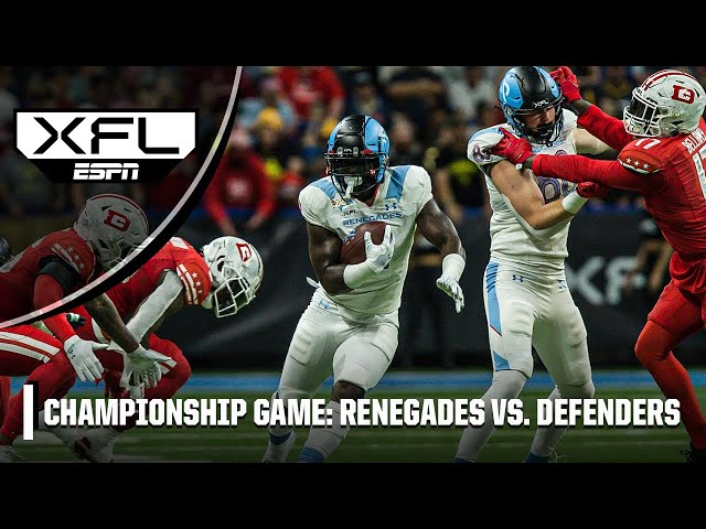 XFL Championship: Arlington Renegades vs. D.C. Defenders | Full Game Highlights