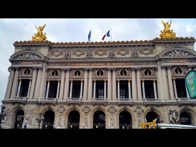 Paris, France : Place de l'Opera, Palais Garnier, InterContinental Paris Le Grand Hotel