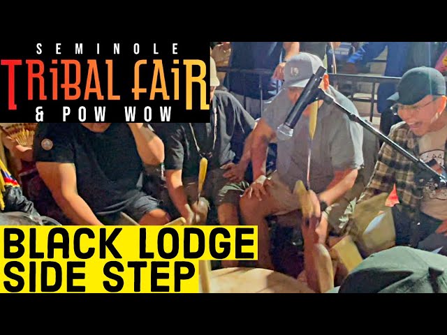 Black lodge - side step | Seminole Tribal Fair Powwow 2025