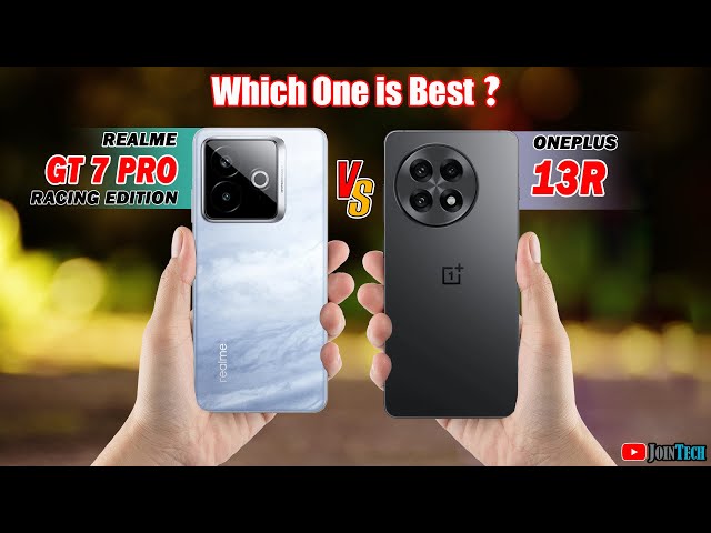 🔥 Duel High Tech!! Realme GT 7 Pro Racing Vs Oneplus 13R Off in a Smartphone Showdown!