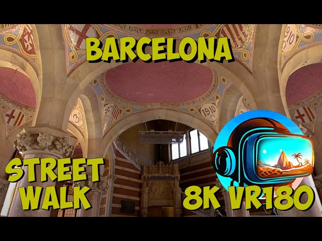 14 Barcelona Spain incredible Architecture Recinte Modernista de Sant Pau 8K 4K VR180 3D Travel