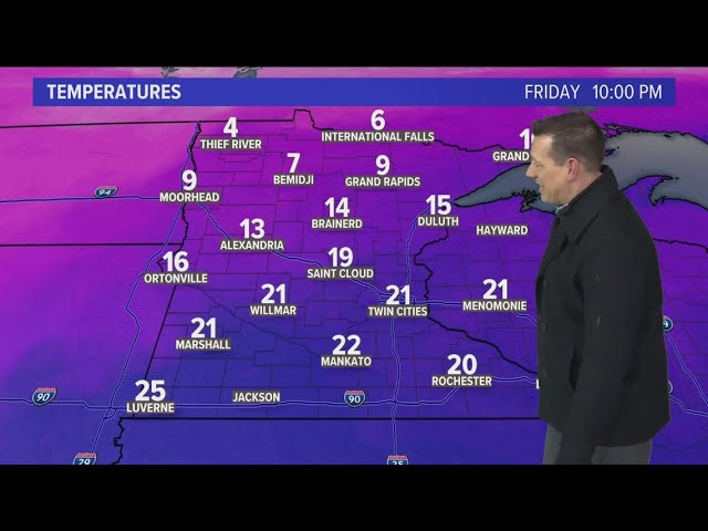 WEATHER: Snowy, slippery evening commute