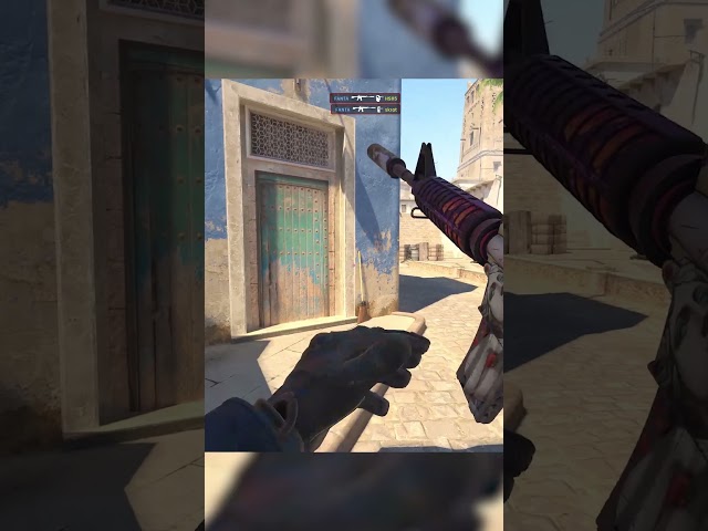 How To Play 'Mirage B Short'#csgo #counterstrike #shorts #shortvideo #cs2game #cs2andfaceit 4K M4A1s