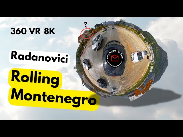 360 VR 8K Montenegro Road Trip: Driving from Lastva Grbaljska to Jumbo through Radanovici