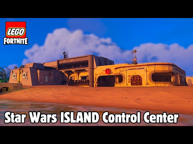 Star Wars ISLAND CONTROL CENTER in Lego Fortnite