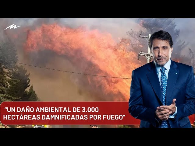 Alberto Weretilneck y la difícil situación que atraviesa Río Negro por los incendios