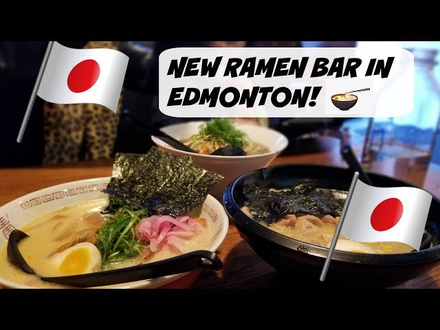 YEG EATS: First Ever Ramen Bar in Edmonton (and my attempt at making sushi)