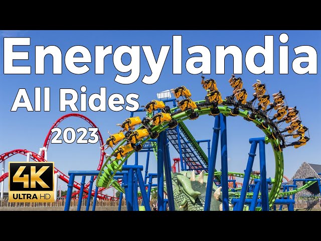 Energylandia 2023, Poland - All Major Rides (Roller Coasters)