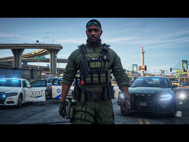 I joined the sheriff office In GTA 5 RP