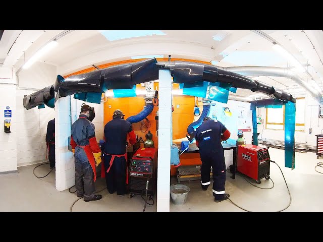 360° Video | Welding Workshop | Hugh Baird College