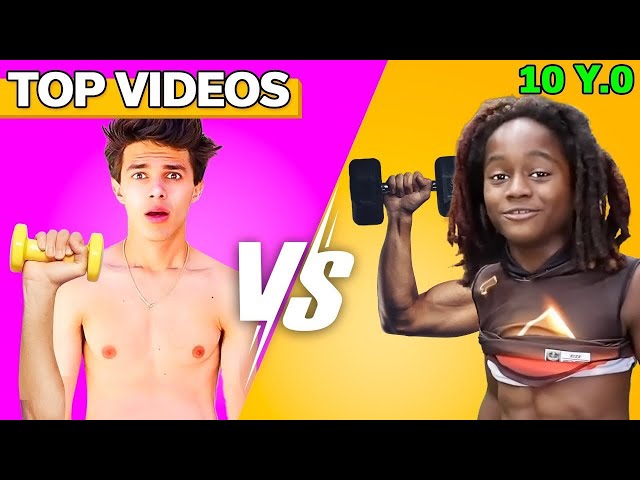 KIDS vs ADULTS Extreme CHALLENGES! | Brent Rivera