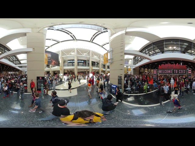 C2E2 Comic Books & Pop Culture Convention - Cosplay - Insta360 One X - Flying Robot Media