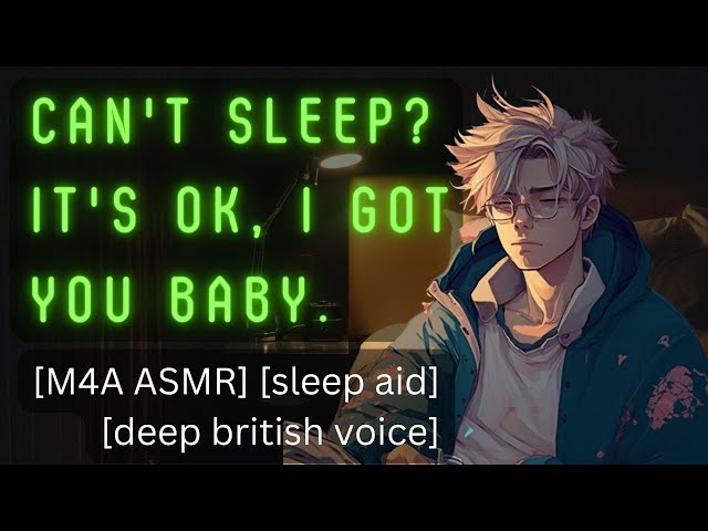 Your Boyfriend Helps You Get Sleepy In Bed [M4A ASMR] [sleep aid] [deep british voice]