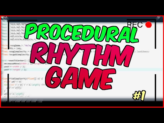 Things I code #1 | Procedurally Generated Rhythm Game