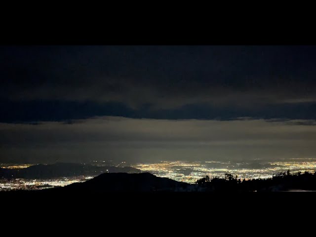 DRIVING DOWN the mountain roads from Big Bear to Redlands on Hwy 18 to Hwy 330 after BIG SNOW storm.