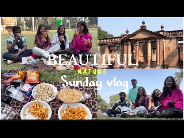 Sunday picnic 🧺 vlog//@janhvi_dubey full masti kiya sbne 🍝🌻❤️