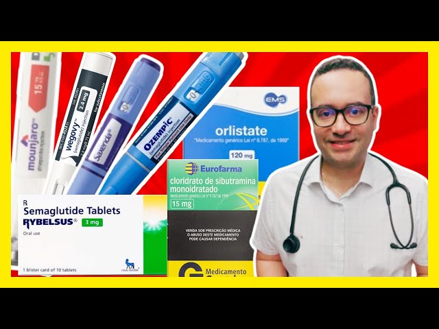 Qual o melhor remédio para emagrecer? [Sibutramina, Orlistat, Saxenda, Ozempic ou Mounjaro?]