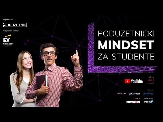 Poduzetnički mindset za studente #1, online konferencija