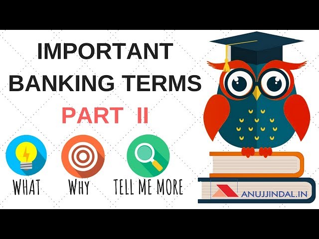 Important Banking Terms | RBI GRADE B 2019 | RBI ASSISTANT | NABARD | BANKING EXAMS