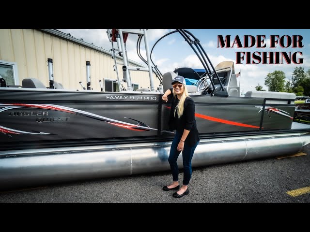 The ONE Pontoon Made for Fishing | Angler Qwest Pontoons