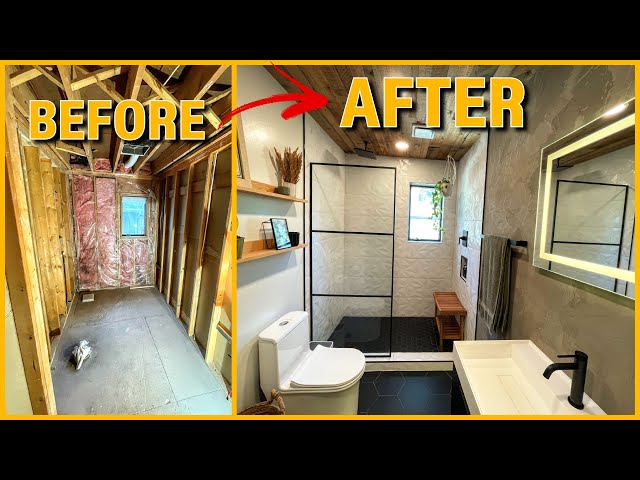 Bathroom Remodel Start to Finish | DIY Renovation Time-Lapse