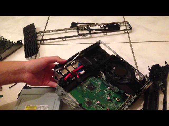 HOW TO OPEN AND CLOSE XBOX 360 SLIM TO ISO MOD IT PART 3