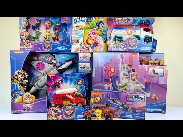 Paw Patrol The Mighty Movie Unboxing Review | Transforming Jet | Patrollers Super Launcher