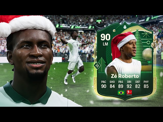 90 Winter Wildcard Hero SBC Zé Roberto is a MUST DO! 🎅 FC 25 Player Review