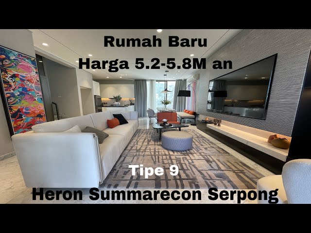 Rumah Baru Heron at The Springs Summarecon Serpong Tipe 9