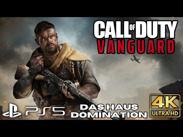 Call of Duty Vanguard Multiplayer Gameplay | Das Haus Domination | PS5 PS4 | 4K HDR | No Commentary