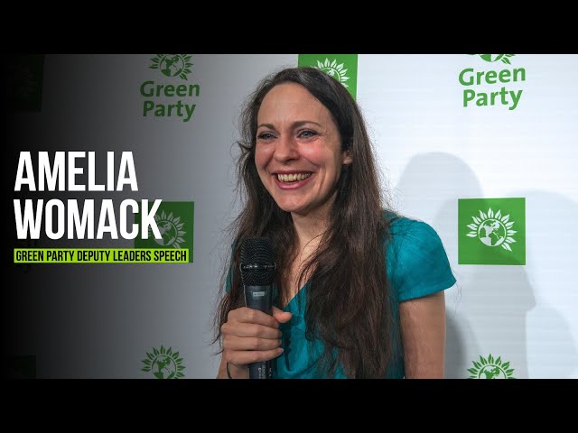 Amelia Womack Deputy Leader Speech - Green Party Autumn Conference (2021)