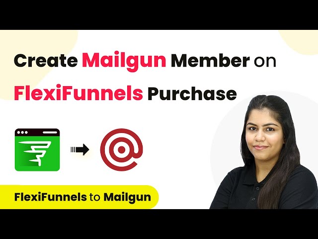 How to Create Mailgun Member on FlexiFunnels Purchase | FlexiFunnels to Mailgun