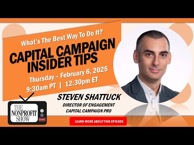 Capital Campaign Insider Tips