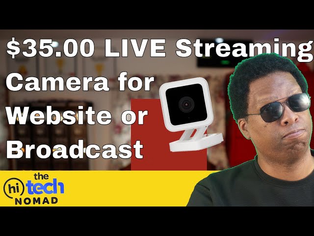 LIVE Stream Webcam Setup For $35.00