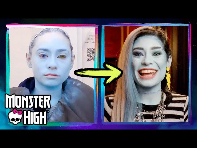 Hair & Makeup Transformation w/ Monster High: The Movie Cast! | Monster High