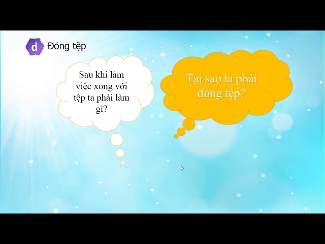 Chương V: Tệp và thao tác với tệp