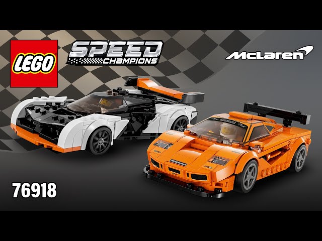 LEGO® Speed Champions McLaren Solus GT and McLaren F1 LM (76918)[581 pcs] Instructions | TBB