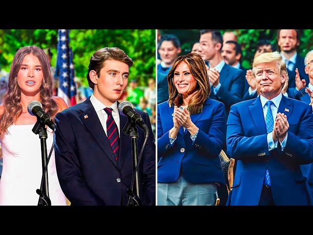 Barron Trump & Kai Trump STUNS the Entire Country With This POWERFUL Speech, Gets a Standing Ovation