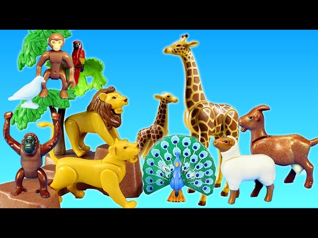 Playmobil City Life Toy Wild Animals Large Zoo Building Sets Videos